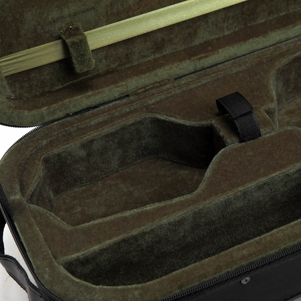 TONGLING-Black Oxford cloth violin bag, hygrometer, high quality foam violin case, 1/4 violin case,