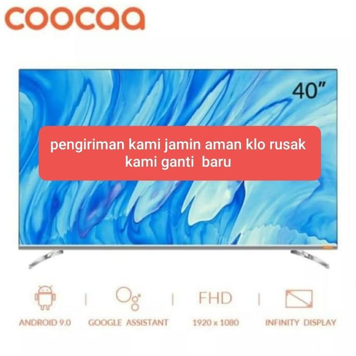 Coocaa 40s6g android tv 40 inch smart tv 40inch versi 9.0 (pie)