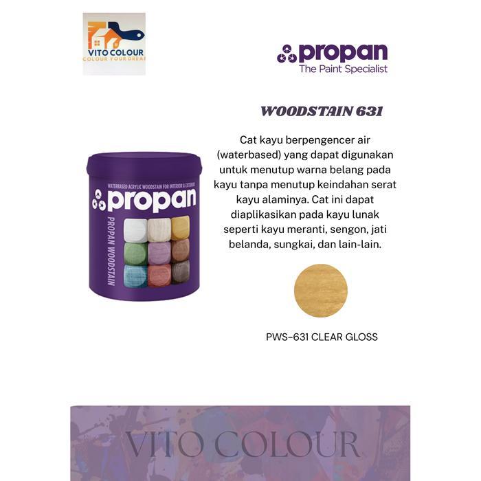 PROPAN WOODSTAIN PWS-631 CLEAR GLOSS