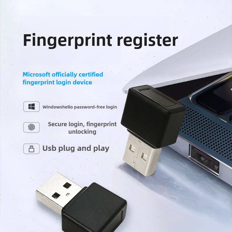 USB Fingerprint Logger for Windows PC Laptop Desktop Fingerprint Password Recognition Unlock