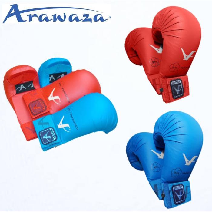 Terbaru Sarung Tangan Karate Arawaza Pu / Gloves Karate Arawaza Hand Protector