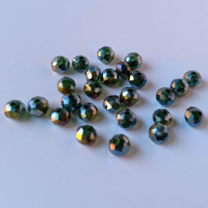 "New" kristal ceko bulat manik payet kristal beads ukuran 4 mm per 50 pcs crystal manik tempel