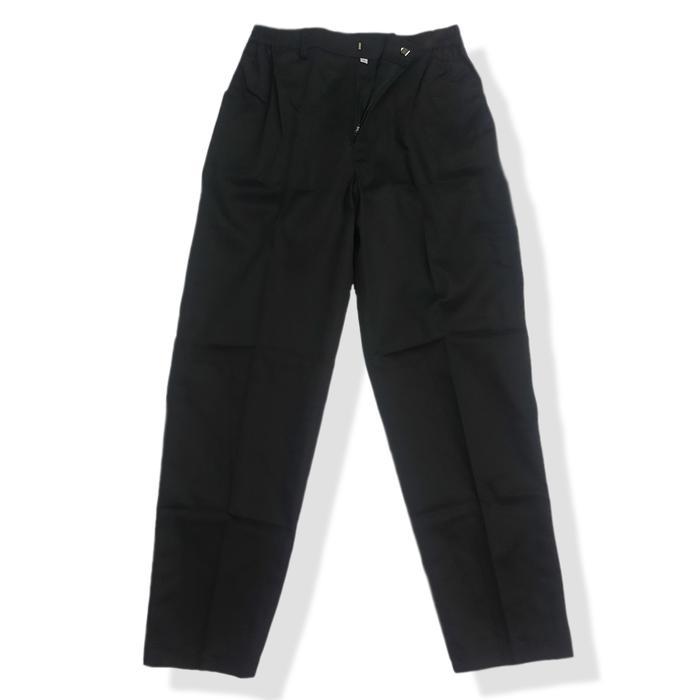 Celana Karet Koki Hitam Pria Wanita Bahan Katun