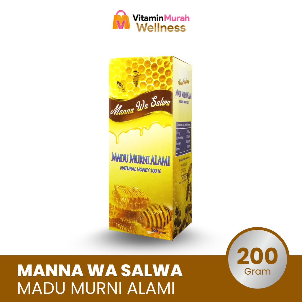MANNA WA SALWA MADU MURNI ALAMI ISI 200gr