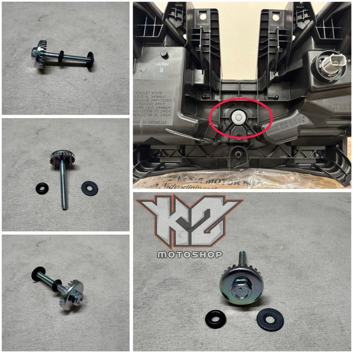 Baut Stelan Lampu Universal Baut Leveling Pcx Vario Original Terbaru