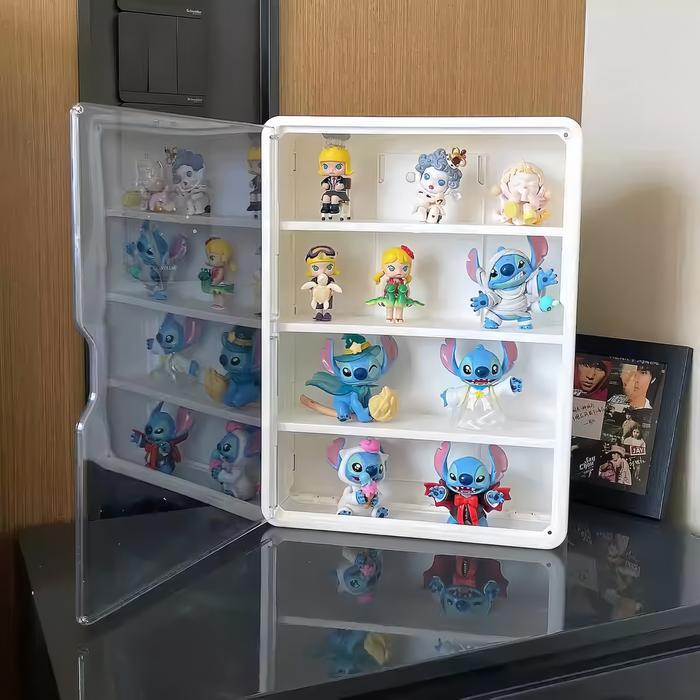 Kotak Penyimpanan Multifungsi Tempel Dinding - Solusi Untuk Rak Figure, Makeup, Perlengkapan Mandi