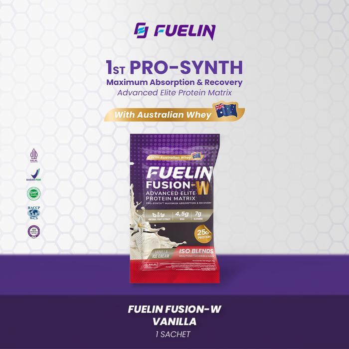 ORIGINAL { GIFT } Fuelin Fusion-W ISO BLENDS (Whey protein & Isolate) - Susu Protein dengan Iso