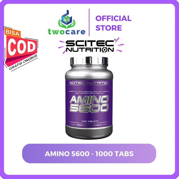 ASLI Scitec Nutrition Amino 5600 Essential Amino 1 Tablet Suplemen Fitness READY STOCK