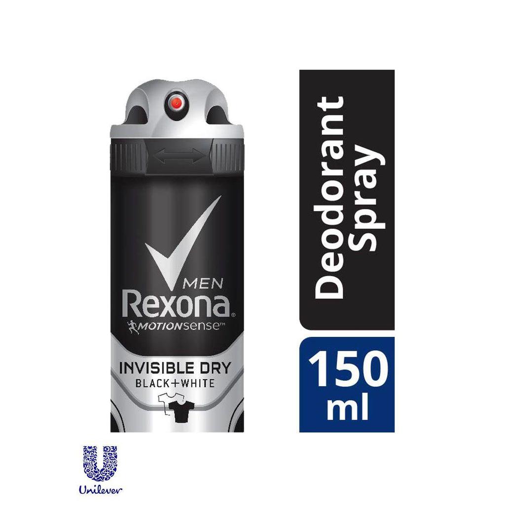 REXONA DEODORANT SPRAY INVISIBLE DRY MEN 150ML ID