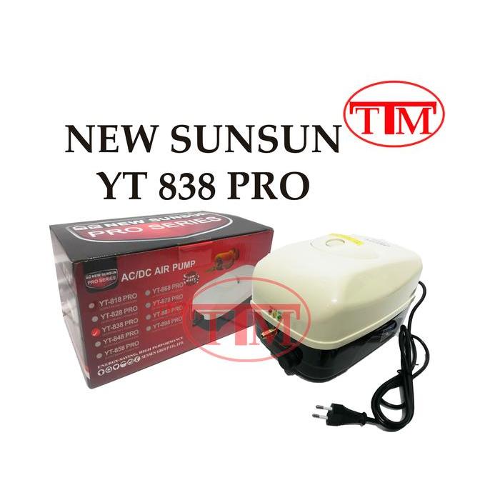 YT 838 ORIGINAL SUNSUN AERATOR AQUARIUM POMPA UDARA ACDC YT-838