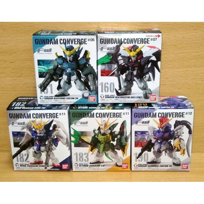 Ready FW GUNDAM CONVERGE# WING EW Series [5/SET] Wing Zero Altron Deathscythe Sandrock Heavy Arms
