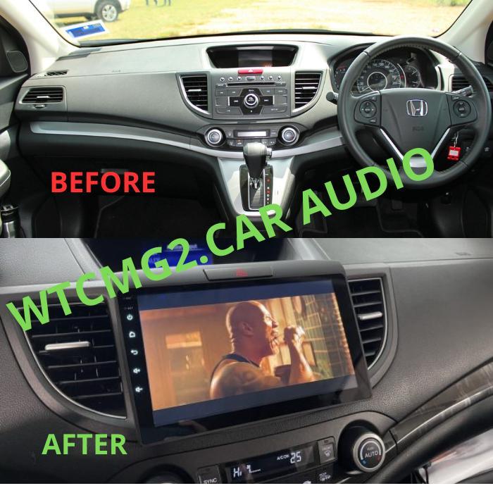 Ready frame head unit android 9 inch crv gen 4 + canbus 2012 -2017