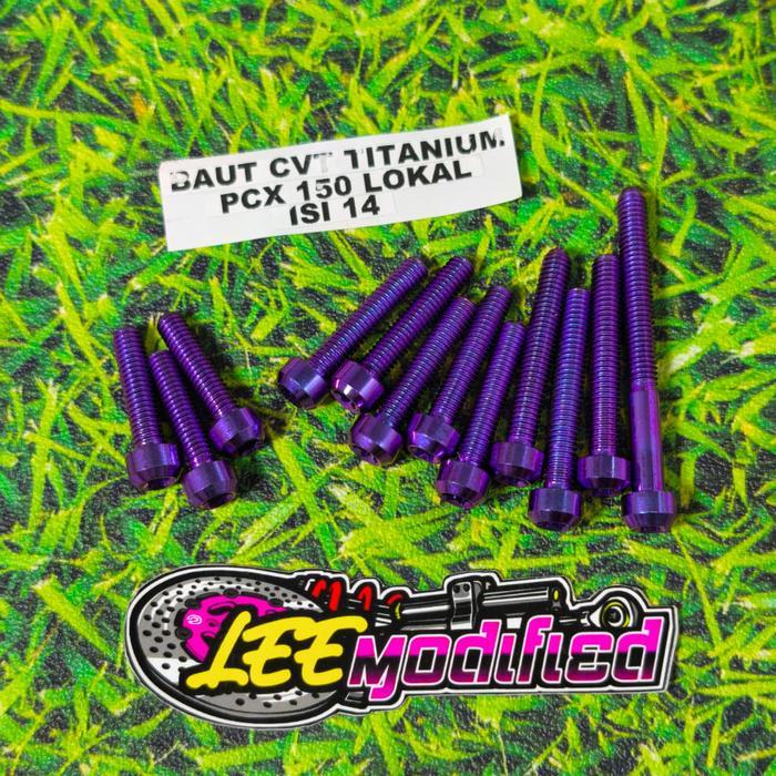 Baut cvt titanium pcx 150cc / adv 150 baut titanium cvt motor pcx 150 lokal baut cvt adv 150cc isi