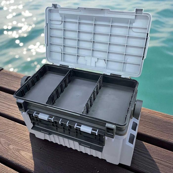 Kotak Perkakas Pancing Fishing Tackle Box Double Layer - Jf-31