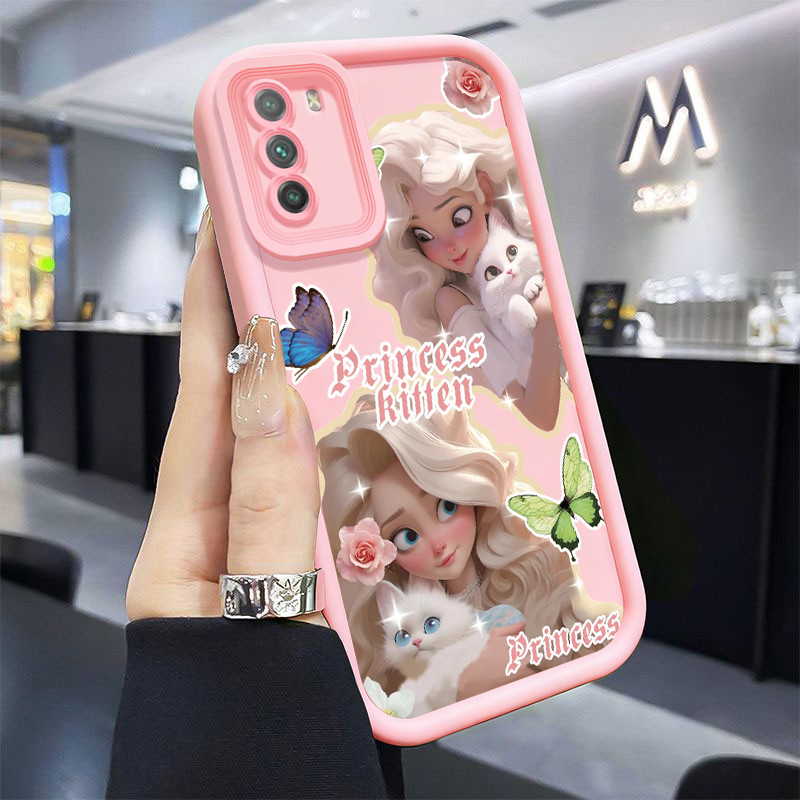 Casing Hp untuk POCO M3 Case Barbie yang imut Kasing silikon Cesing Bagus Selfie Kesing Softcase