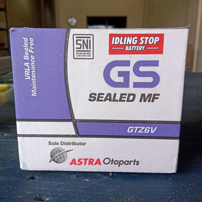 Aki Motor / Gs Mf Gtz6V / Astra Otoparts/ Gs Mf Gtz- 6V/ Gtz 6V