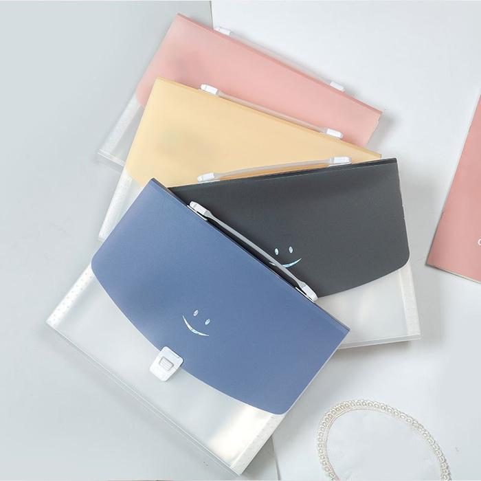 map plastik dokumen A4 13 slot /Map Folder A4/map Keeper Pocket Lucu / MODEL TAS MP-01 Stationery