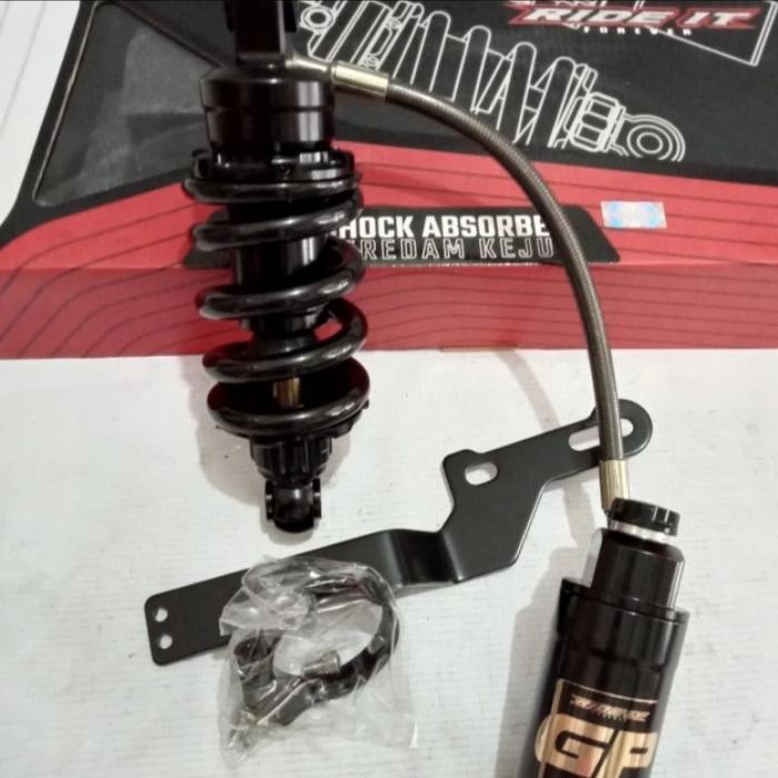 Mono Shock Belakang Tabung Pisah Merek Ride It Yamaha Jupiter Mx