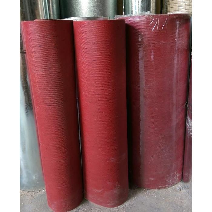 N3W Karpet Talang Genteng Merah Hitam Meteran (Lebar 90 cm) / Karpet Talang Permeter