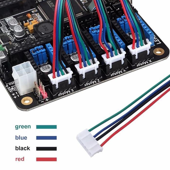 N3W Kabel Jumper Motor Stepper Nema 100cm 4pin Dupont 2.54mm Pure Copper