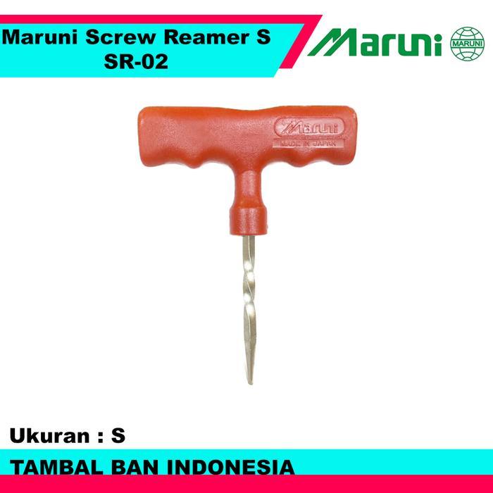 Alat Tambal Ban Tubeless Ulir Karet Tambal Ban Maruni Screw Reamer S - Gagang Ulir Tambal Ban
