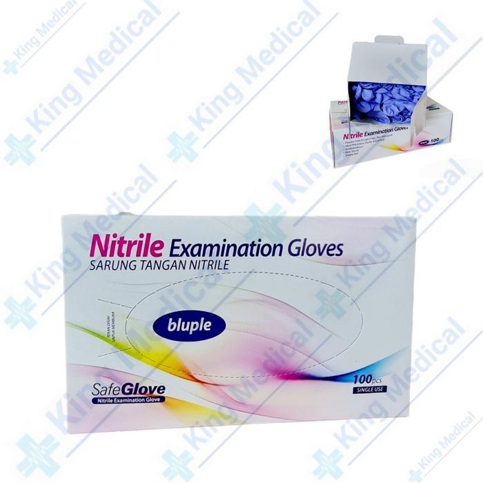 Sarung Tangan Nitrile/Safe Glove / Nitrile Examinatoon Glove