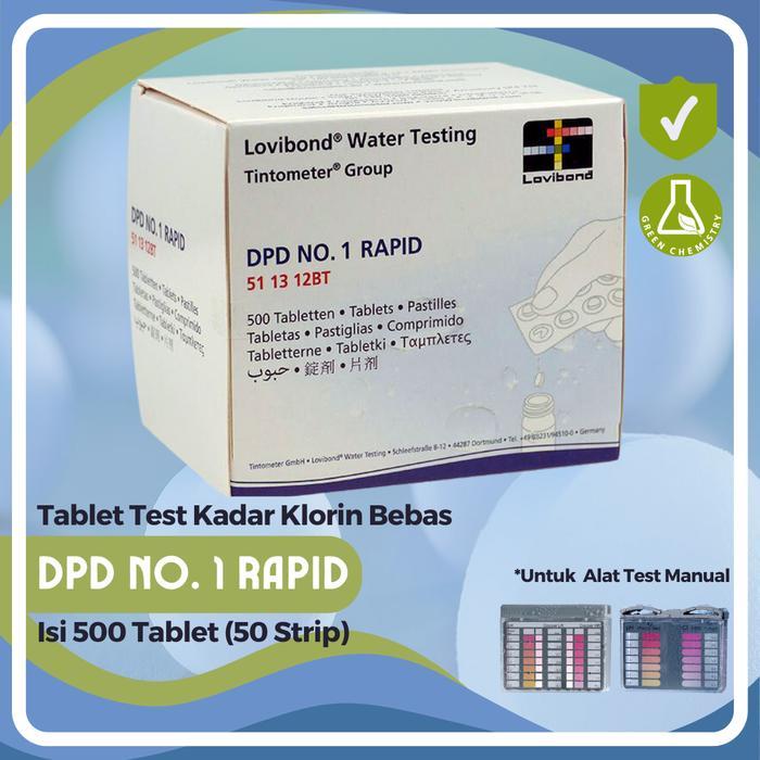 Ready Refill Pool Test Kit Chlorine Lovibond DPD No.1 Rapid for Test Kit