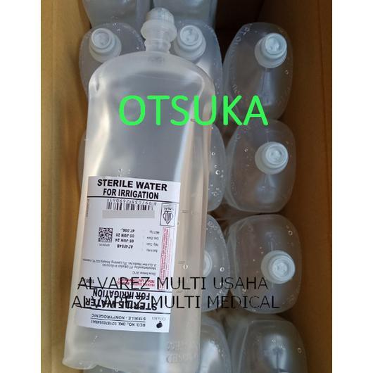 Ready Steril Water For Irrigation 1000 mL / Air Steril DiBotol / Air Steril 1 Liter / OTSUKA STERIL