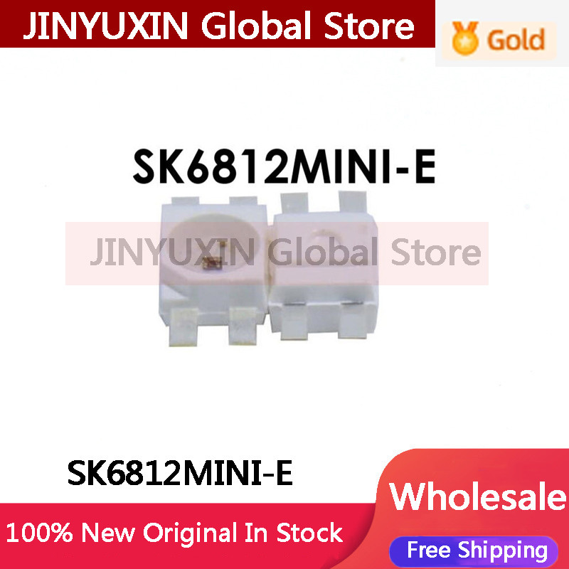 50-100Pcs SK6812 MINI-E full-color LED beads SK6812 3228 built-in IC 4-pin iridescent LED beads DC5V