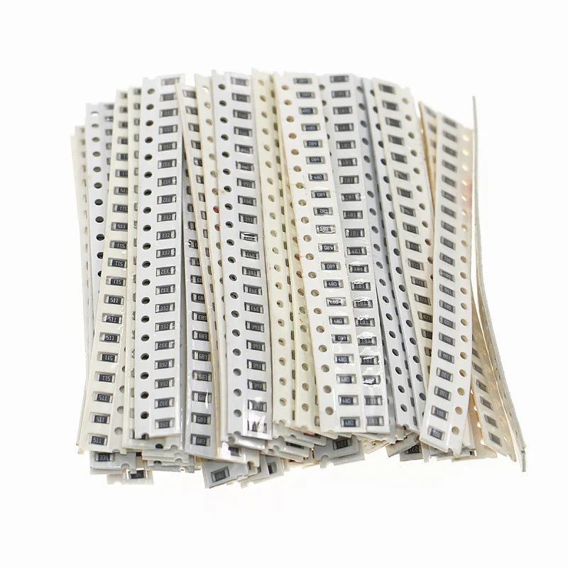 1280Pcs 64Values 5% 1206 0ohm-10M ohm SMD Resistor Assorted Kit pack