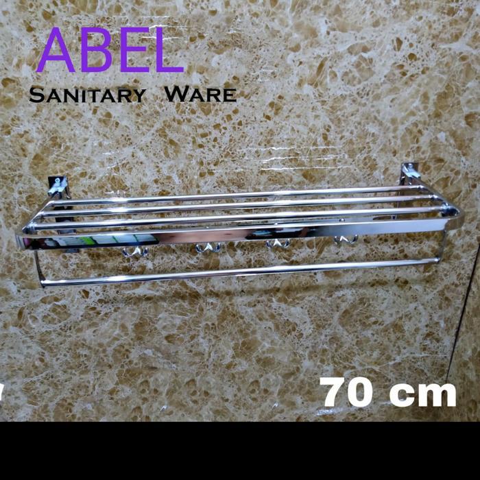 Gantungan handuk / rak handuk Stainles 70 cm