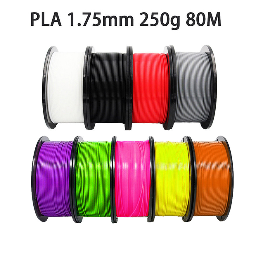 STOK TERBATAS  EasyThreed 3D Printing PLA Filament 250g 80M Length 1.75mm Diameter Premium Quality M