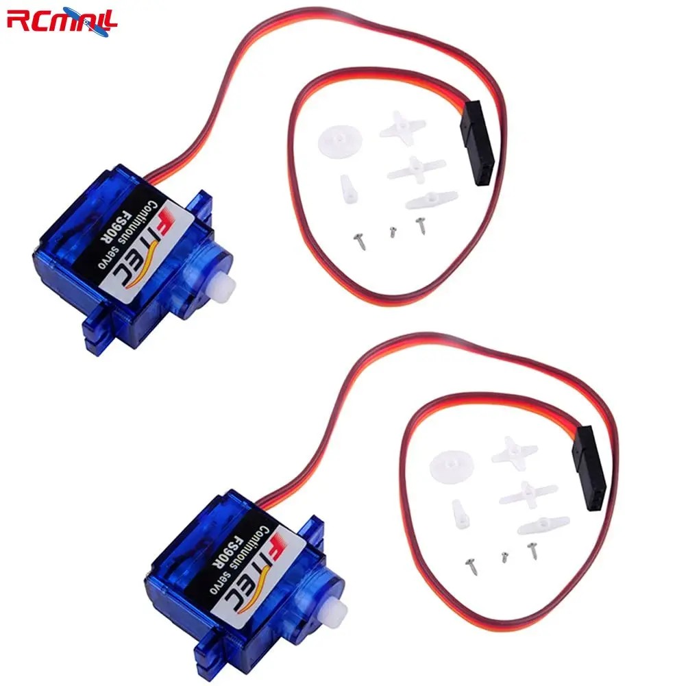 Feetech FS90R 360 Degree Continuous Rotation Micro RC Servo Motor 6V for Arduino Microbit Smart Car