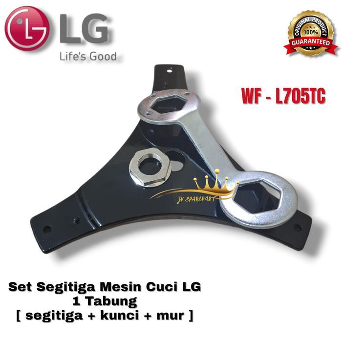 SET SEGITIGA MESIN CUCI LG 1 TABUNG TYPE WF-L705TC QUALITY