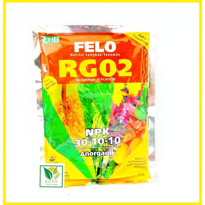 Felo Rg 02 Rapidgro 30-10-10 Pupuk Lengkap Npk 500Gram (Fase Vegetatif)
