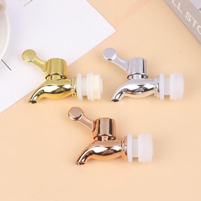 2pcs Keran Dispenser Kaca Keran Air Dispenser Keran Termos Air Panas Kran Air Minum Dispenser ABS