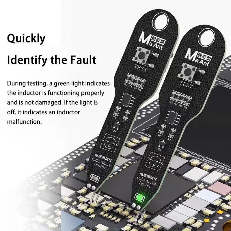 M093 Inductance Tester Motherboard Coil Tester Inductor Detector Repair Tool Electromagnetic