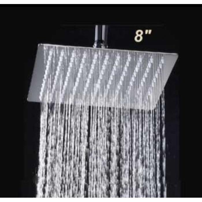 SHOWER MANDI SHOWER RAIN SHOWER HUJAN RAIN SHOWER IMPORT - 8 inchi