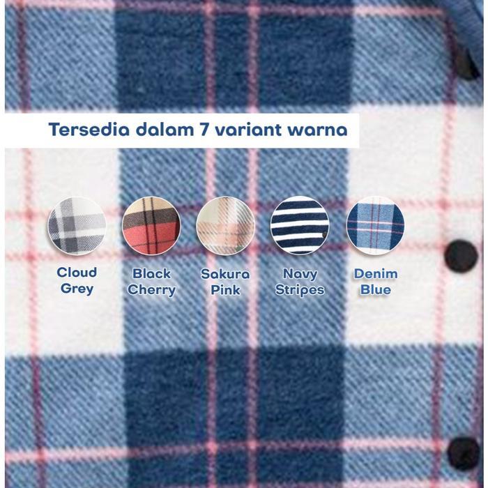 Unitwo Id Jamut [Special Blanket Jaket] Jaket Outer Selimut Flace Reversible Blanket Multifungsi