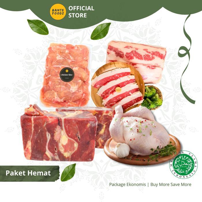 [Hampers] Parcel Hampers Paket Daging Ayam Slice Beef Hemat Special
