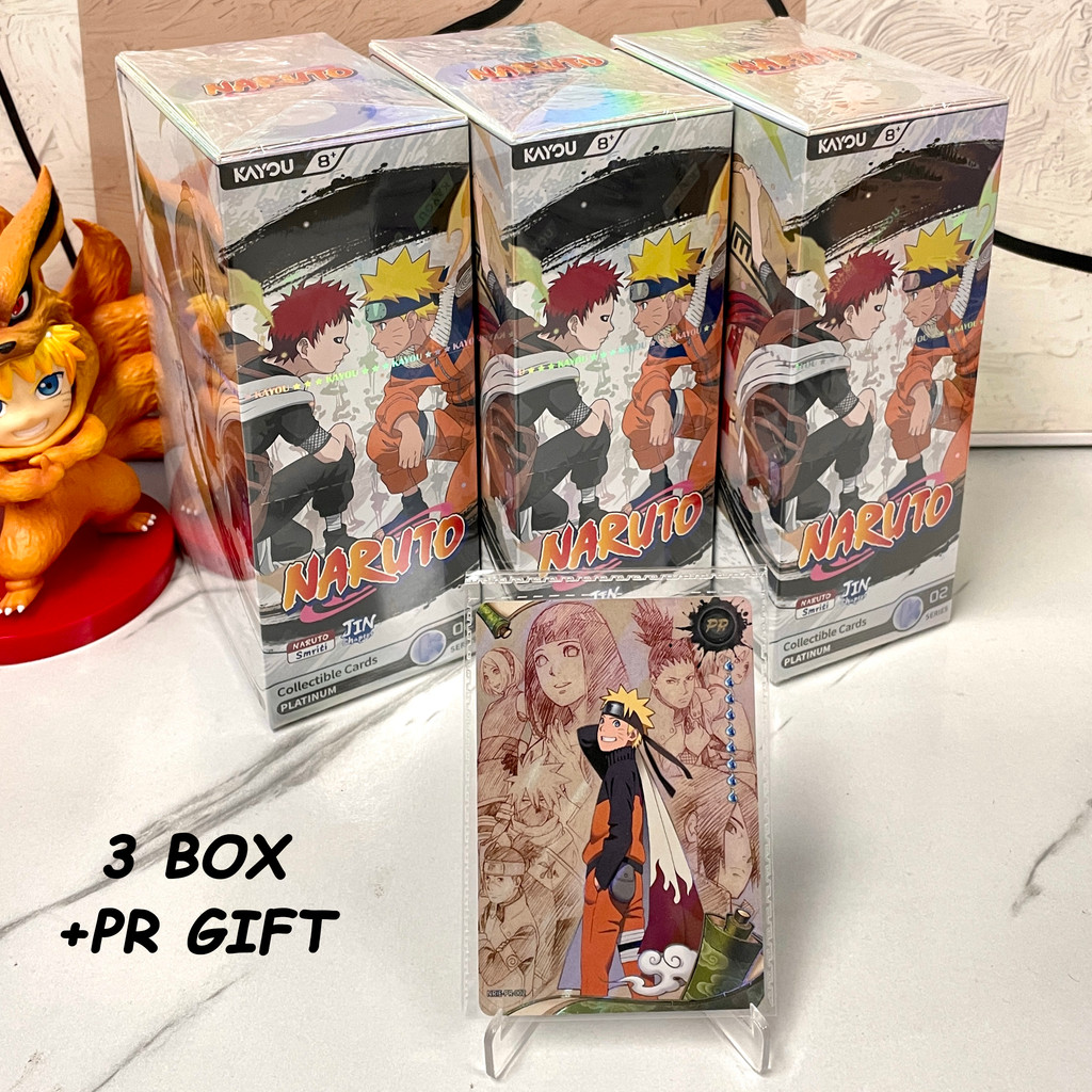 Original KAYOU Naruto Card Box English Version W6T4 Tier4 Rare SE BP Sasuke Uchiha Anime Collection