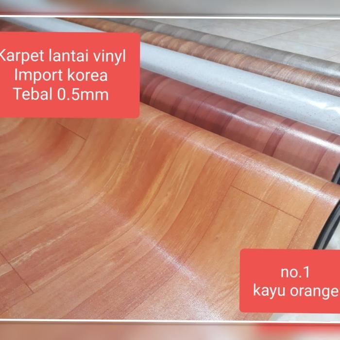 Karpet Lantai Vinyl Korea (Lebar 2 Meter X 1 Meter) Tebal 0.5Mm Harga Per 1 Meter