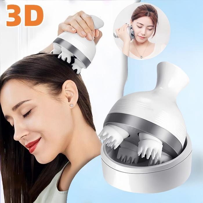 Scalp Massager/3D Head Massager Electric/Smart Scalp Head Massager/Portable Neck Massager 3D Head
