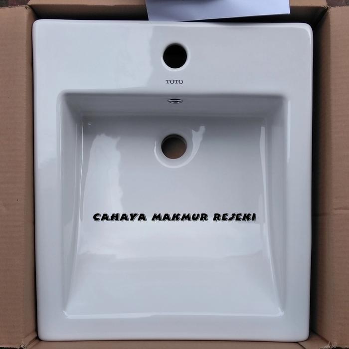 Wastafel Toto LW 642 CJ / LW642CJ (Body Only) Model Tanam