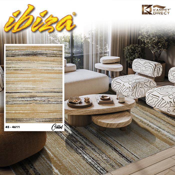[Karpet Direct] Ibiza Karpet (Coklat) 100X150 Cm - Kode 45-4611