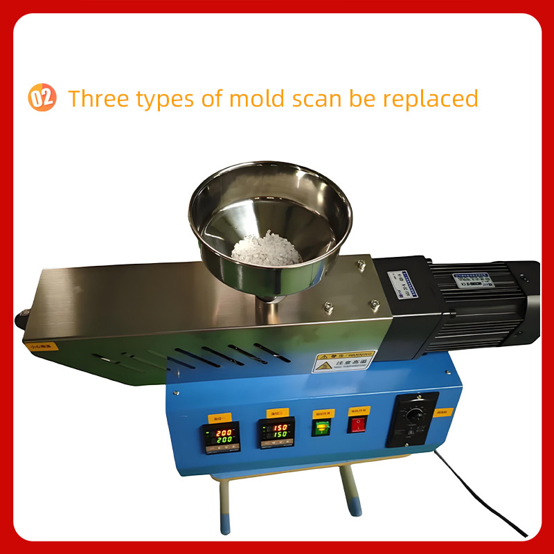 Single Screw Extruder Machine Laboratory Plastic Polymer Extruder with Injection Molding Crusher for