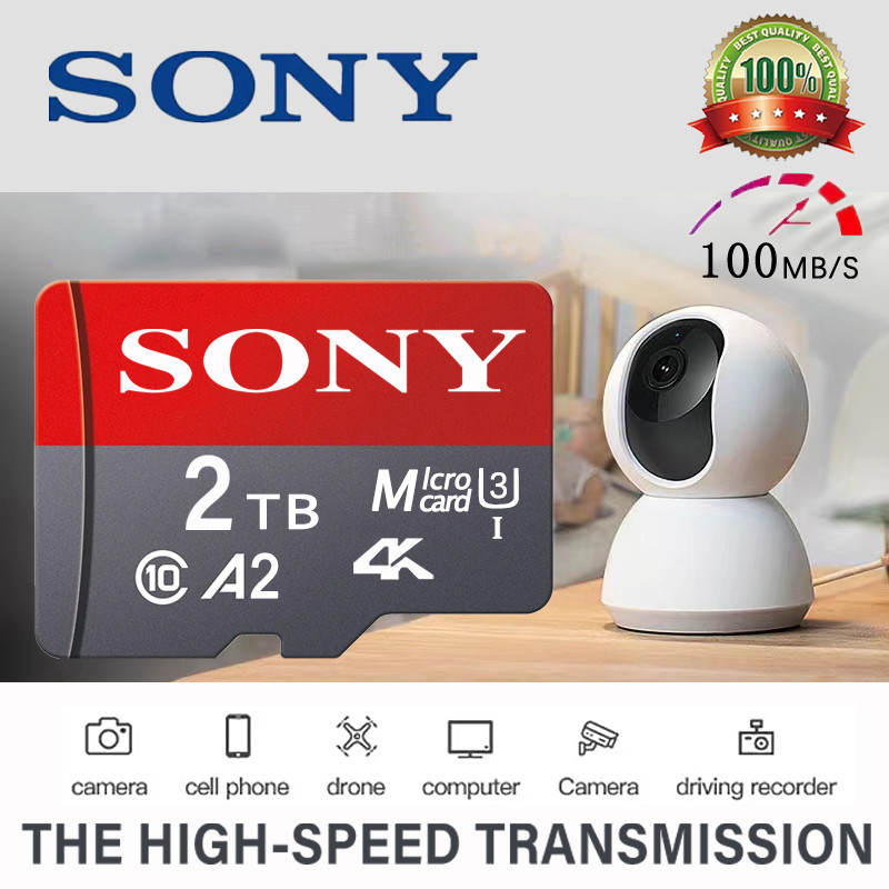 -Original- SONY -Micro SD Card 2TB/1TB High Speed Memory Card 128GB/256GB/512GB MicroSD Flash Card