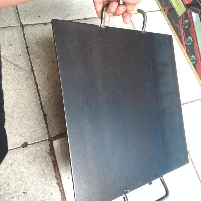 Loyang Roti Bakar / Wajan Roti Bakar Plat Baja /Panggangan Roti 50X50