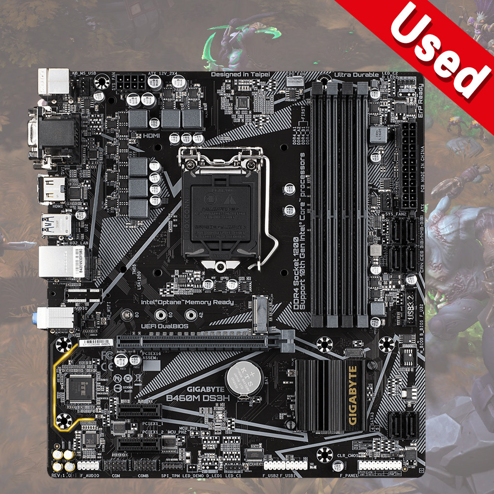 Gigabyte B460M Ds3H Matx Intel B460 Ddr4 Lga 1200 Cpu Motherboard