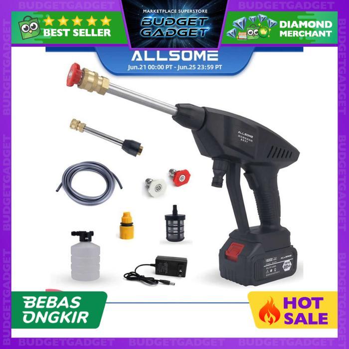 SEMPROTAN AIR CUCI MOBIL MOTOR CAS PORTABLE HIGH PRESSURE JET SPRAY TEKANAN TINGGI 30BAR 5M HOSE